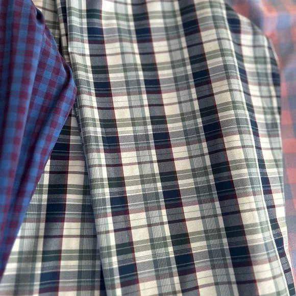 6 Mizzen+Main Men's Dress Shirts - Multicolor Plaid and Solid - Picture 5 of 7